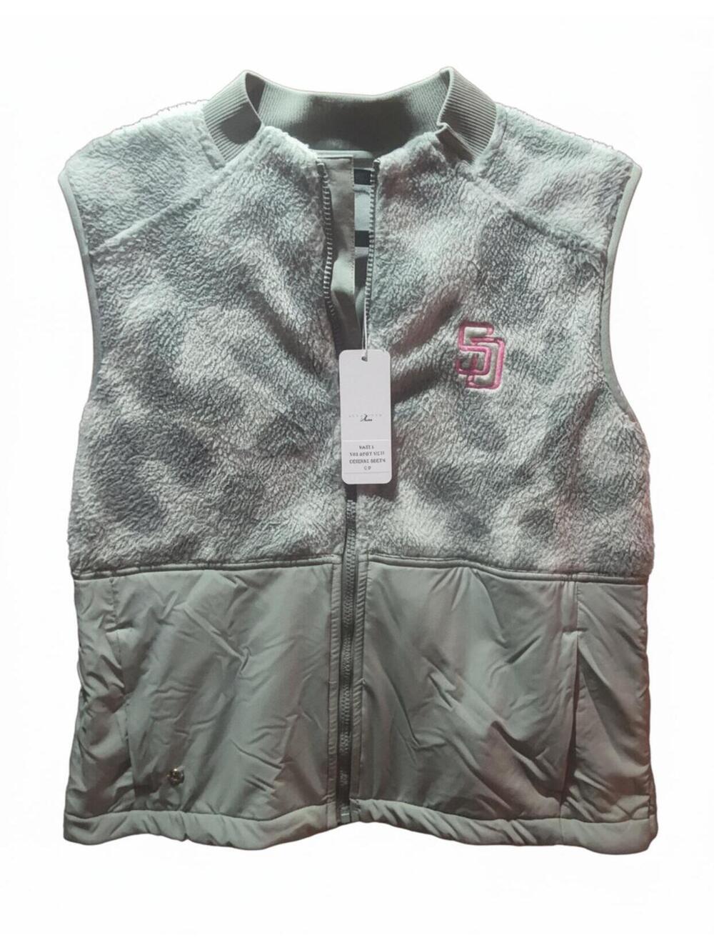 Thread & Supply x Levewear Women's Small Sleeveless Fleece and Nylon Vest
